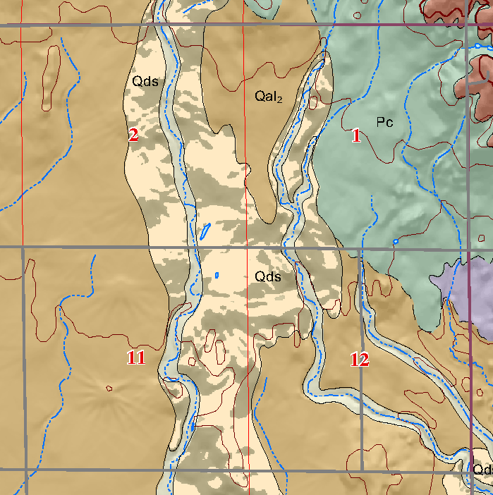 small geologic map