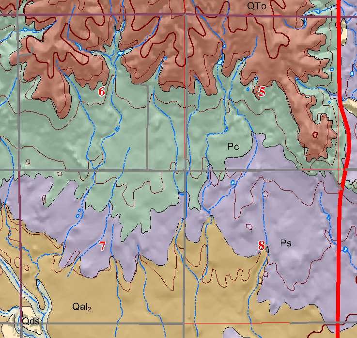 small geologic map
