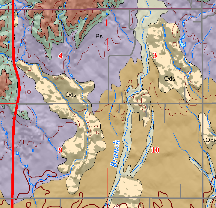 small geologic map