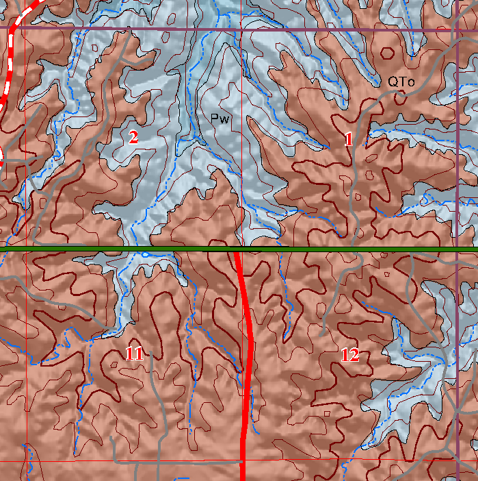 small geologic map
