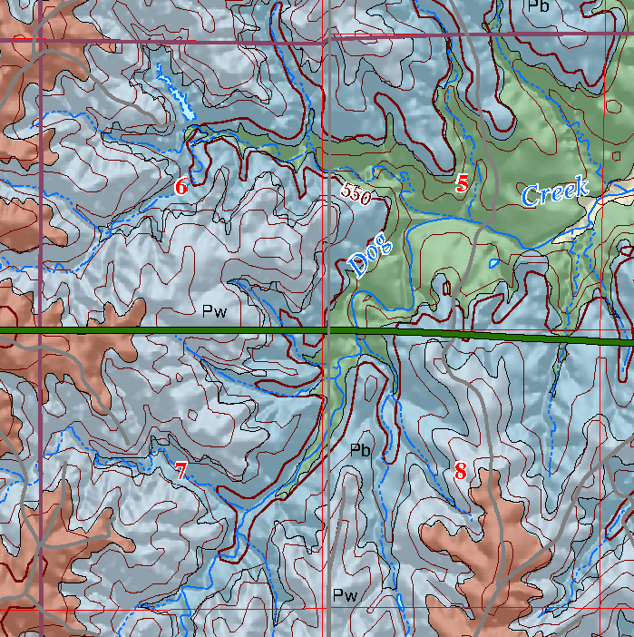 small geologic map