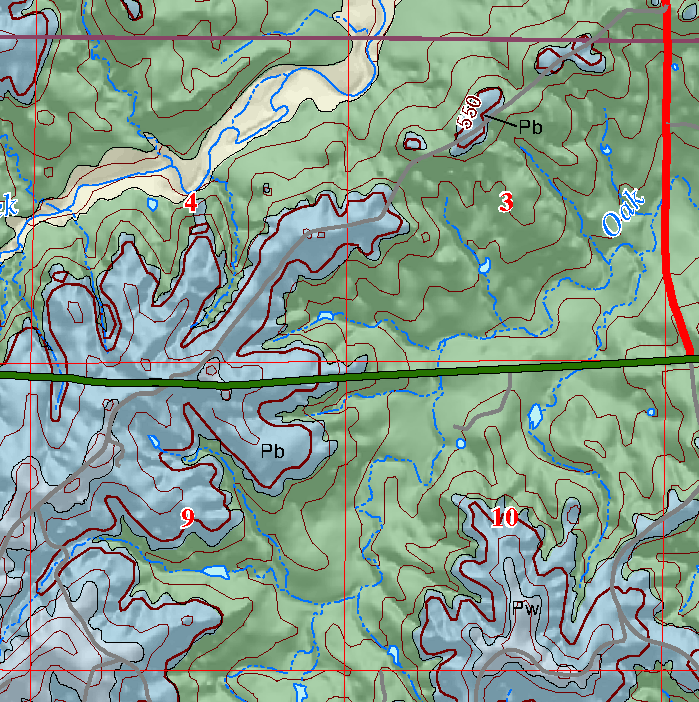 small geologic map