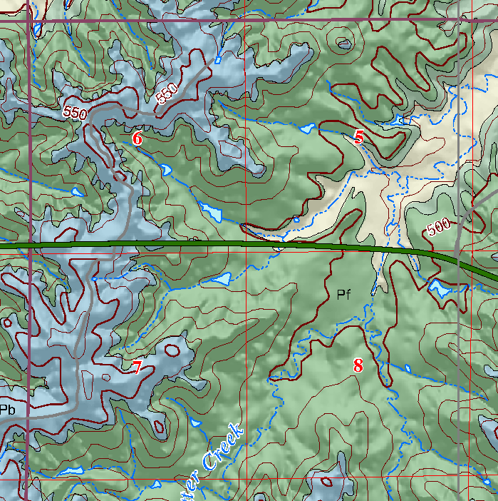small geologic map