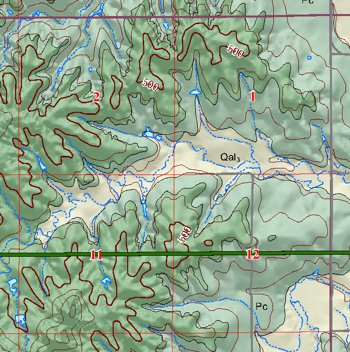 small geologic map