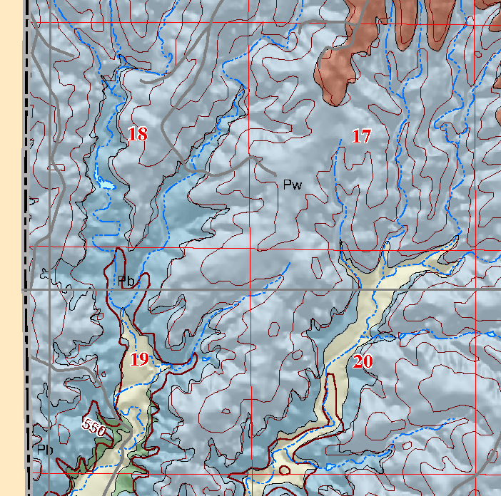 small geologic map