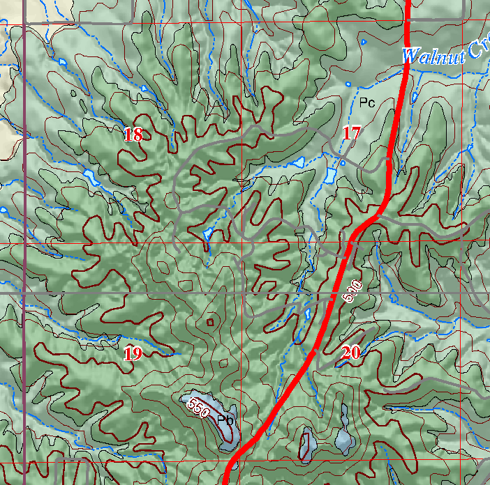 small geologic map