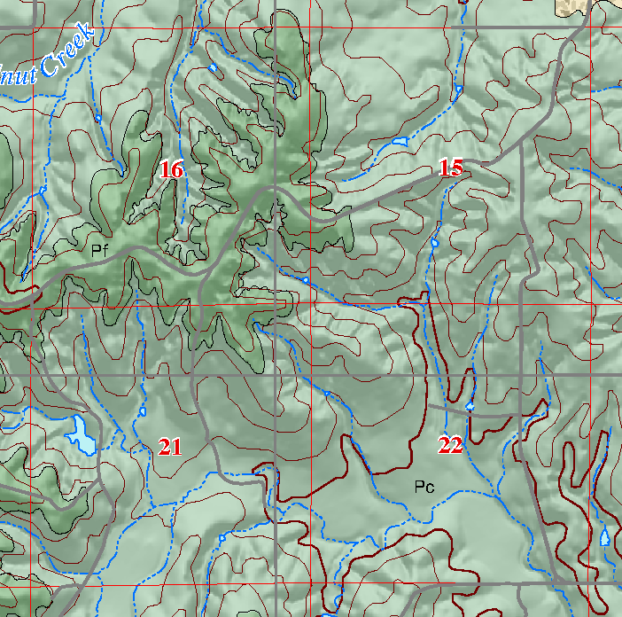 small geologic map