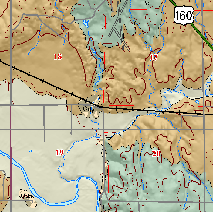 small geologic map