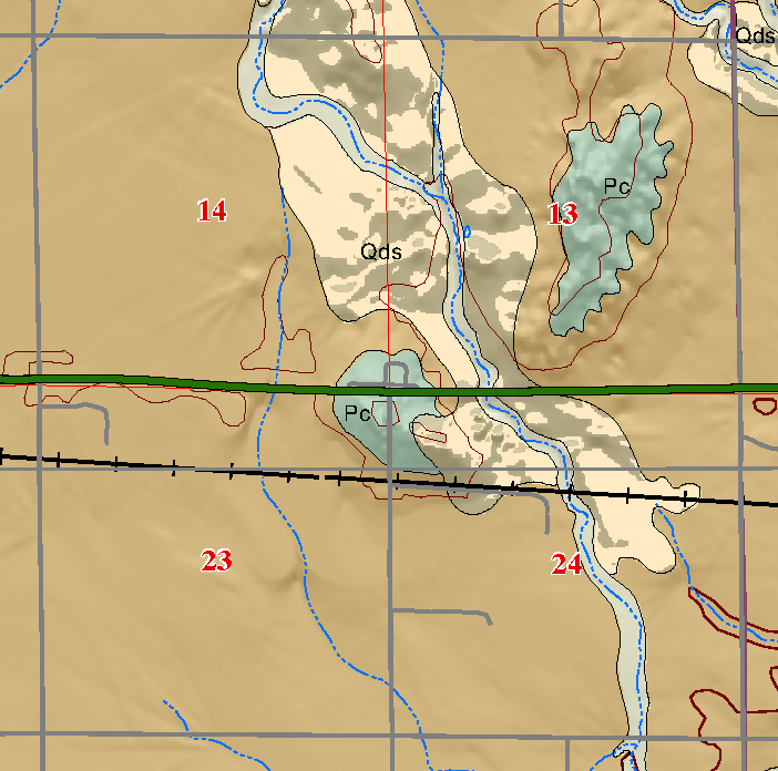 small geologic map
