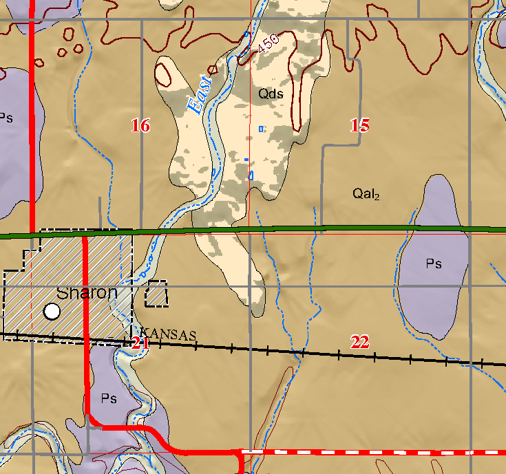 small geologic map