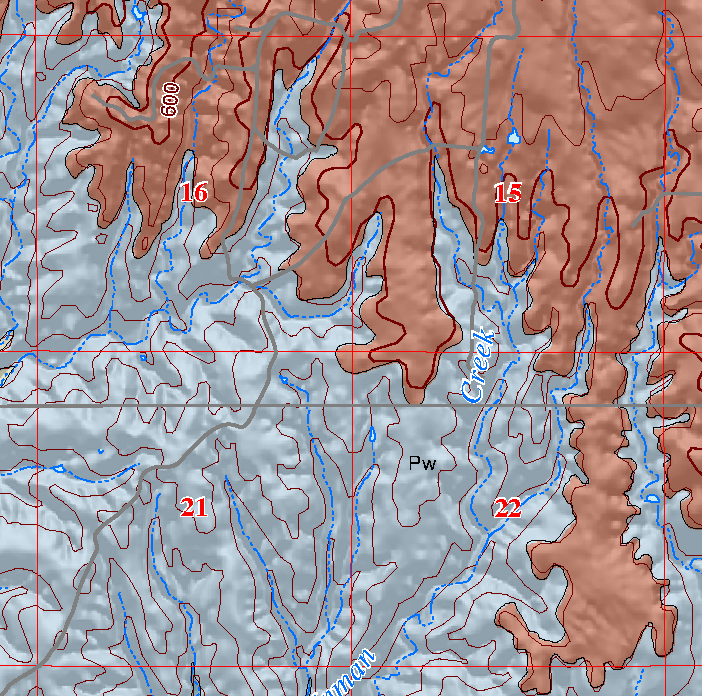 small geologic map
