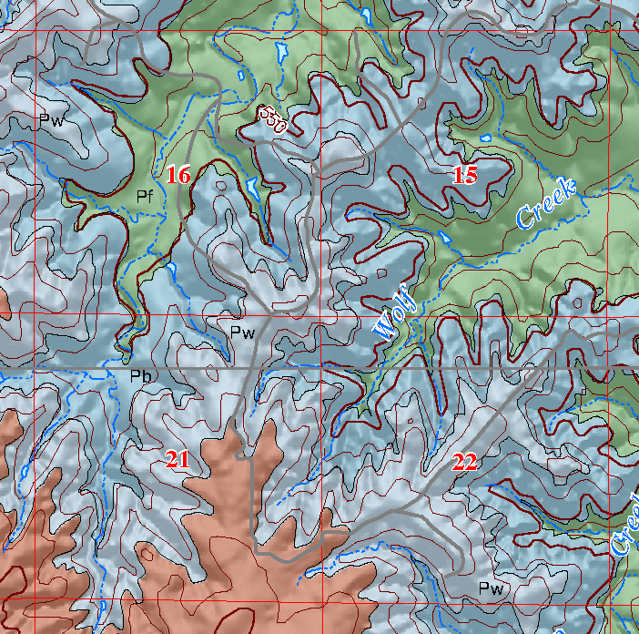 small geologic map
