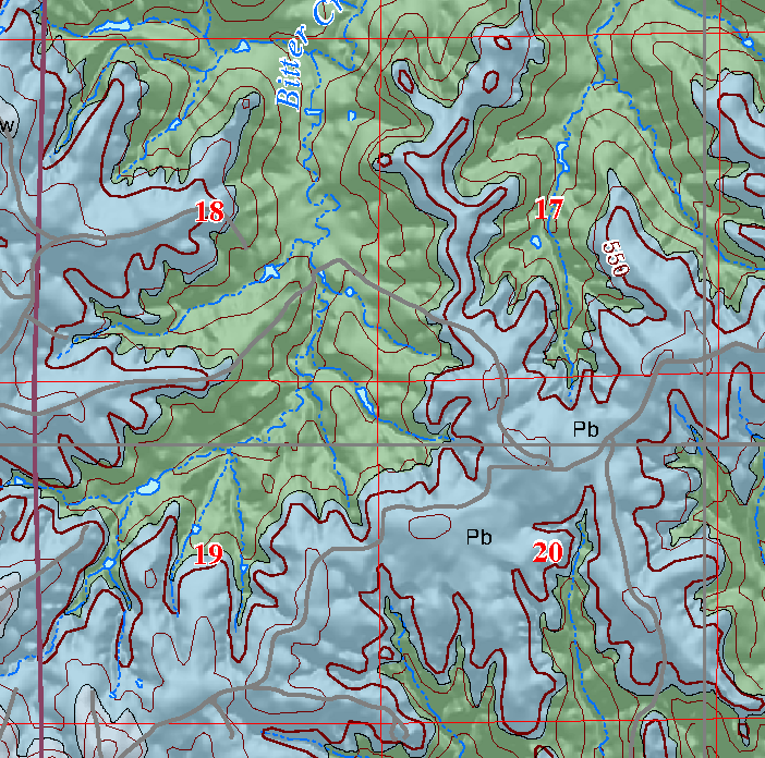 small geologic map