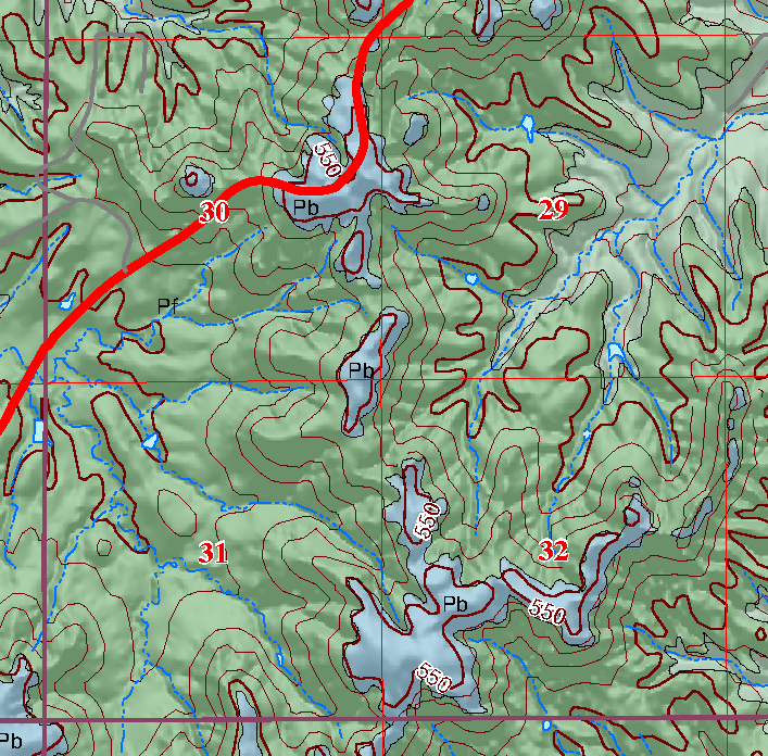 small geologic map