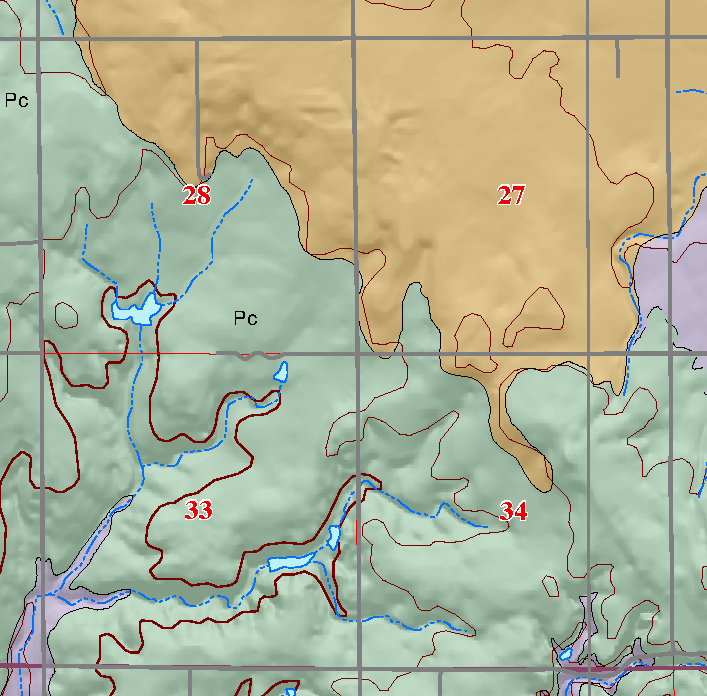 small geologic map
