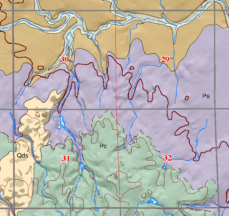 small geologic map