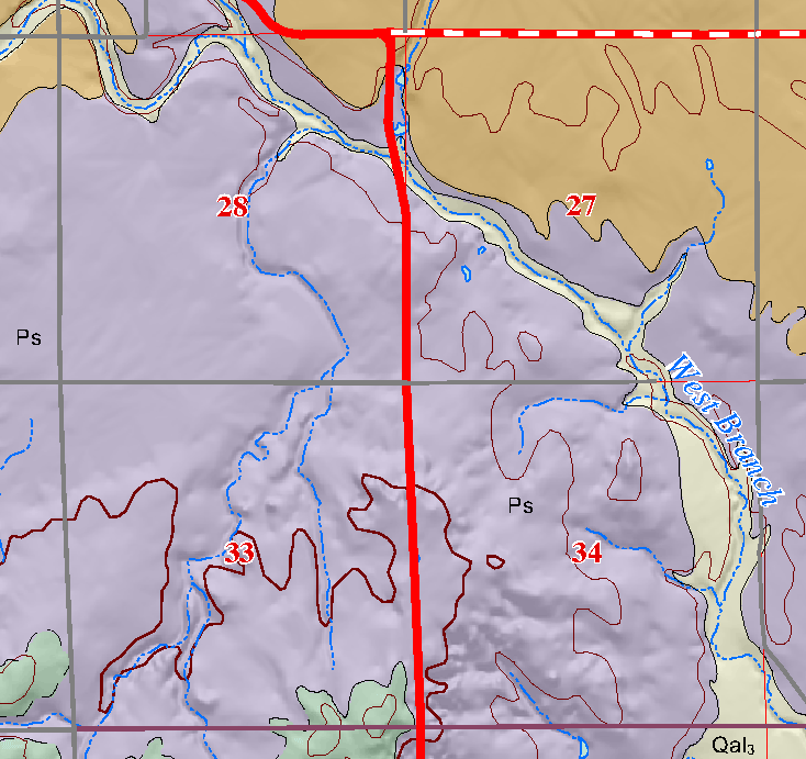 small geologic map