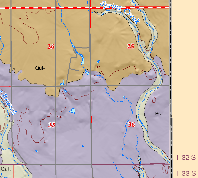 small geologic map