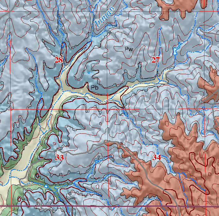 small geologic map