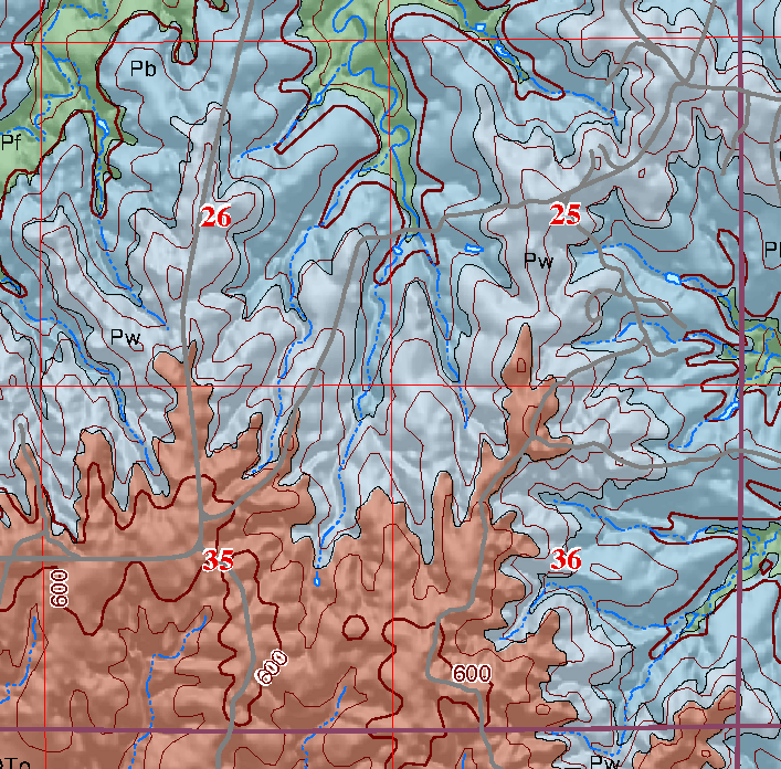 small geologic map