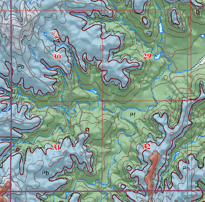 small geologic map