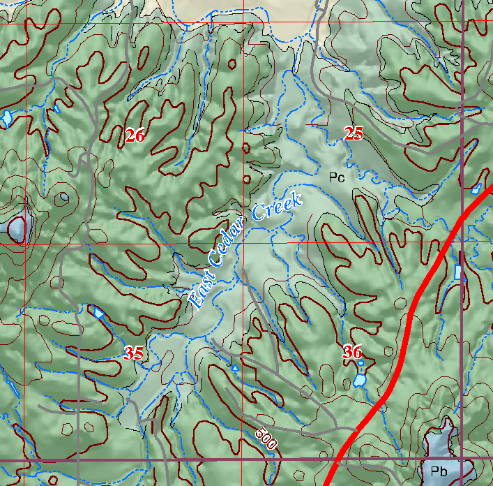small geologic map