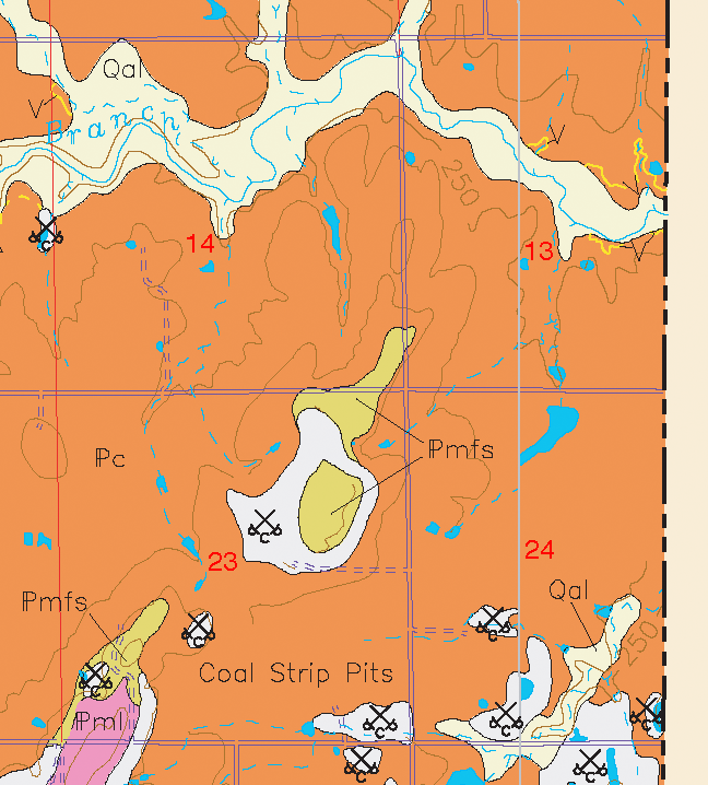 small geologic map