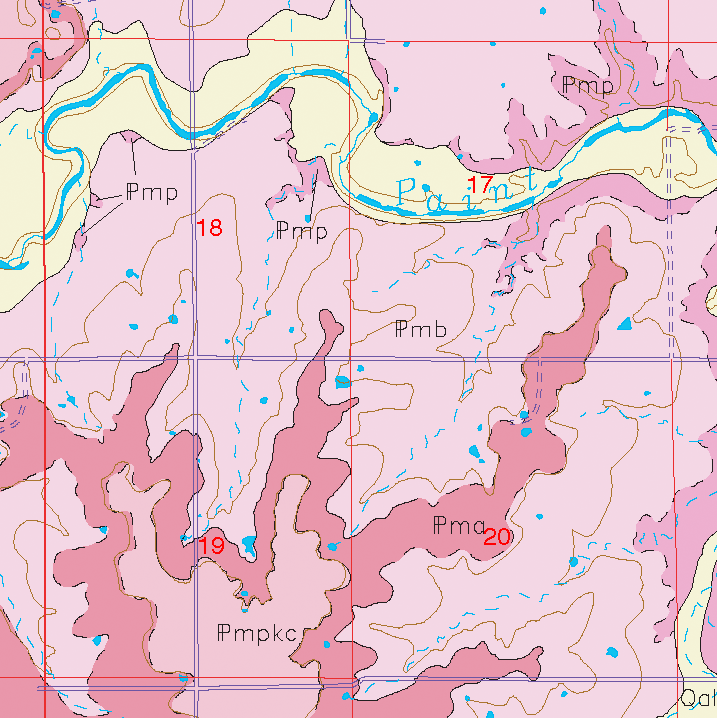 small geologic map