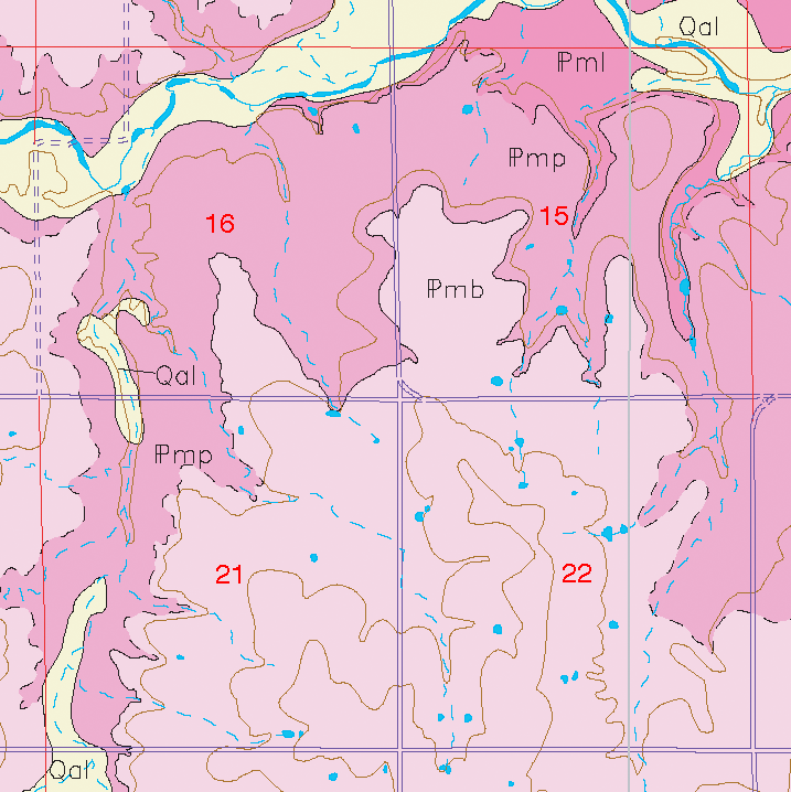 small geologic map