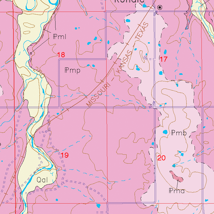 small geologic map