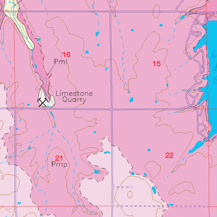 small geologic map