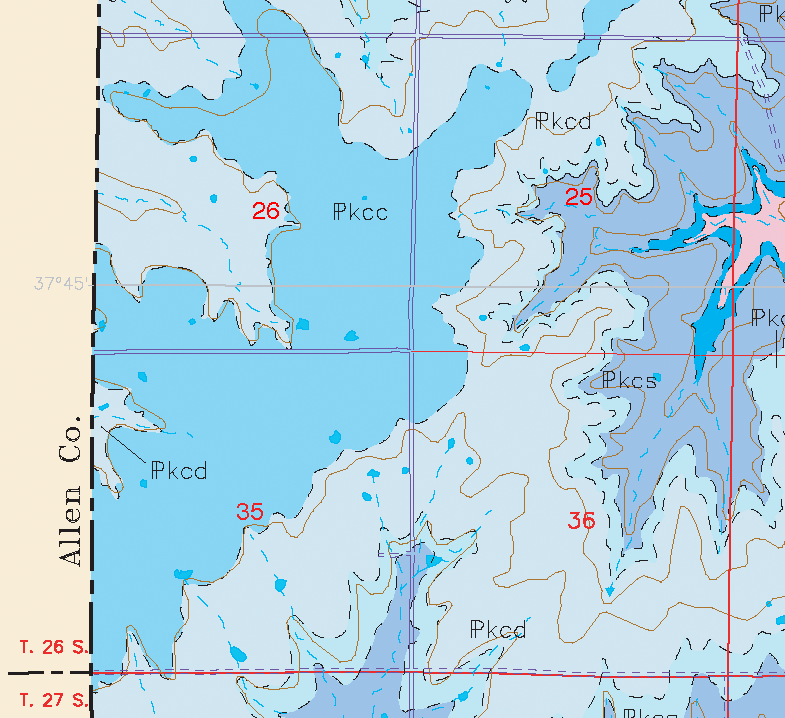 small geologic map