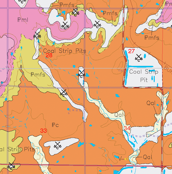 small geologic map