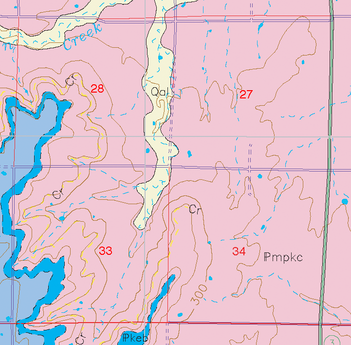 small geologic map