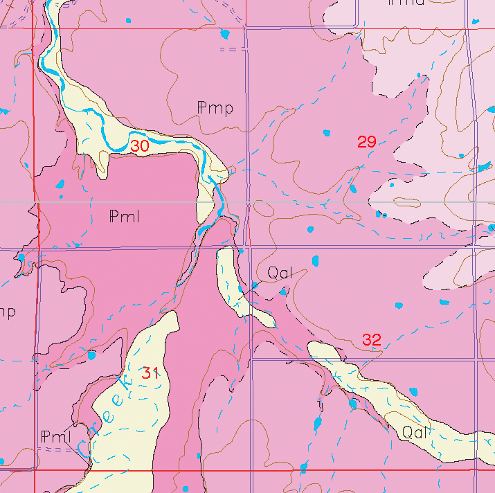 small geologic map