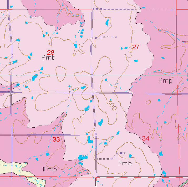 small geologic map