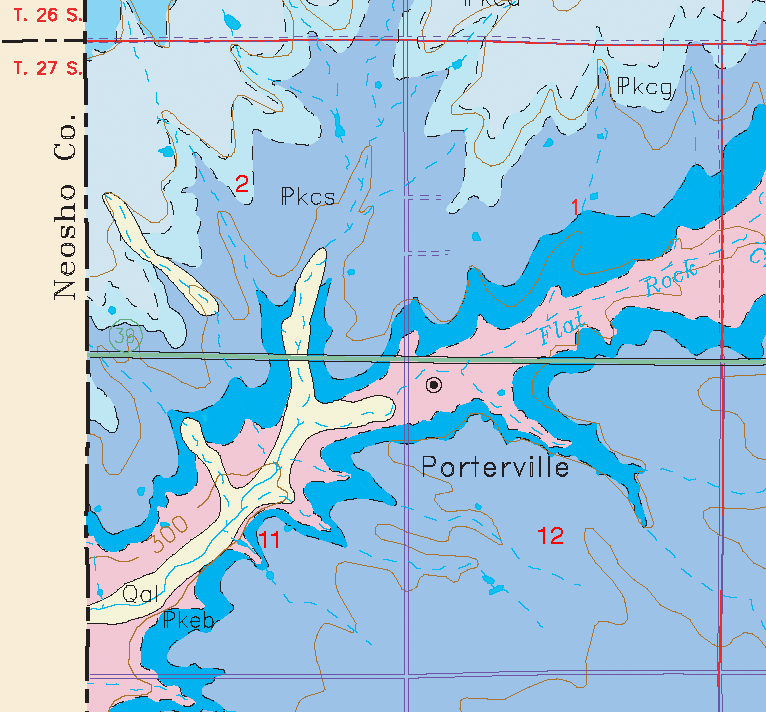 small geologic map