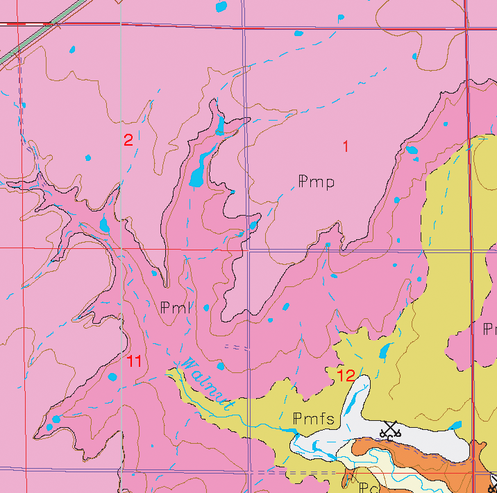 small geologic map