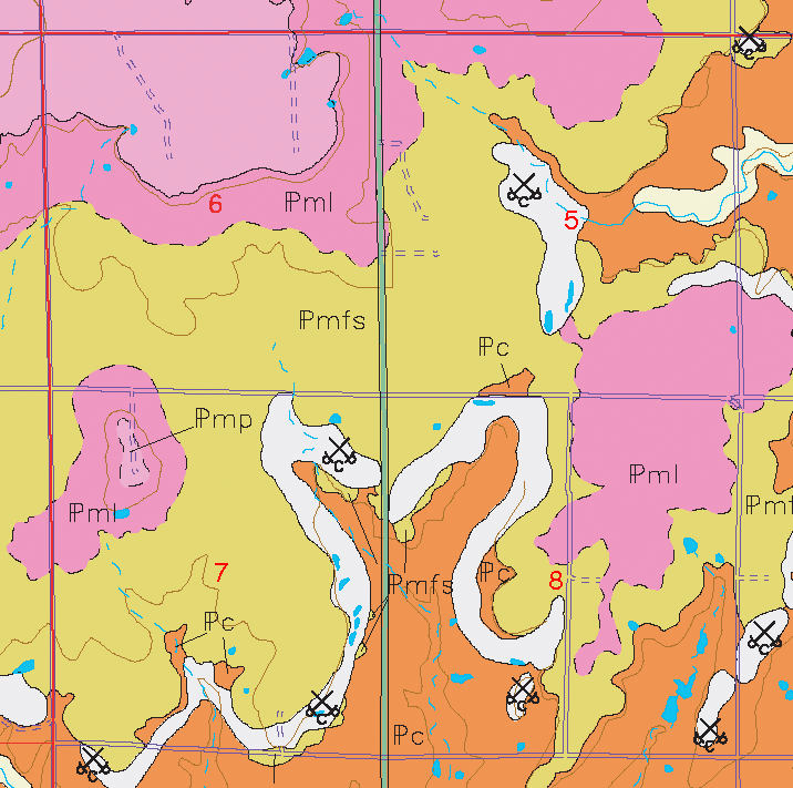 small geologic map