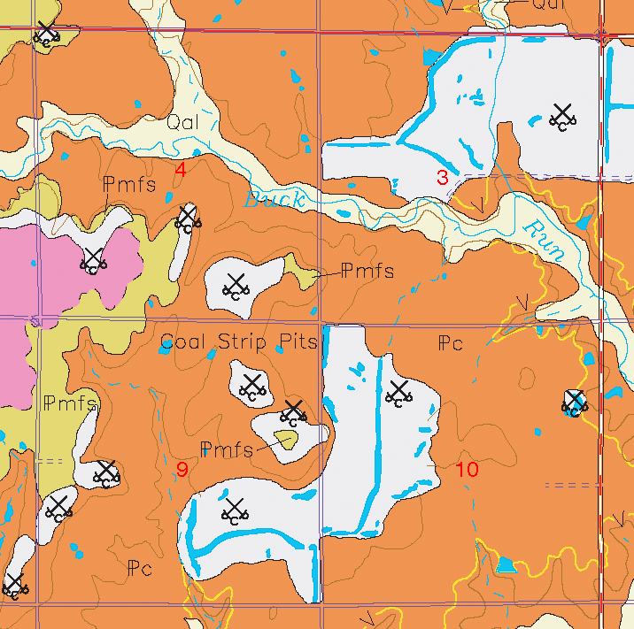 small geologic map