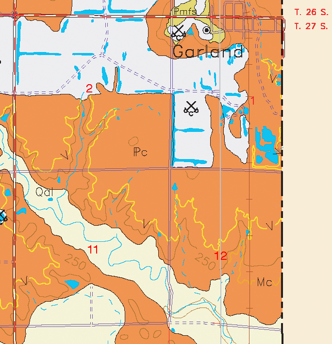 small geologic map