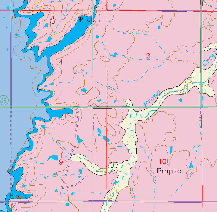 small geologic map