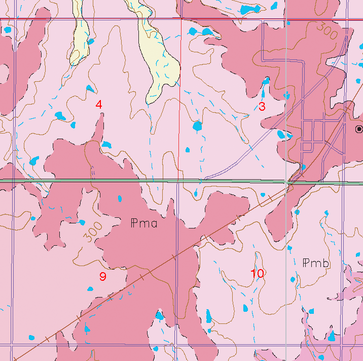 small geologic map