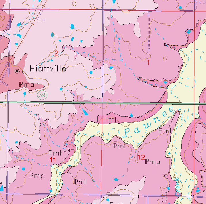 small geologic map