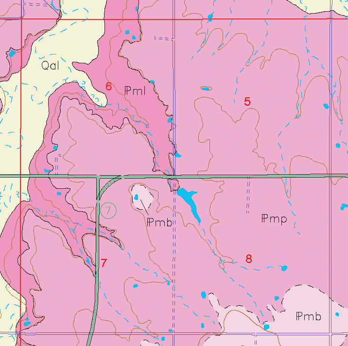 small geologic map