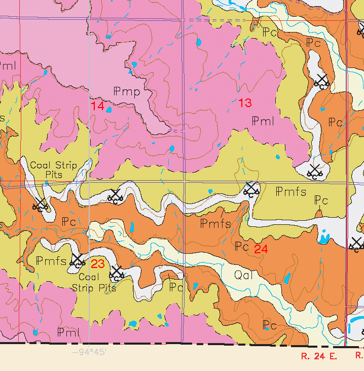 small geologic map