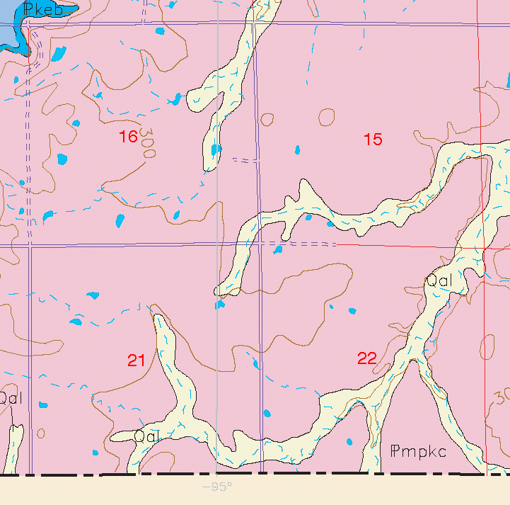 small geologic map