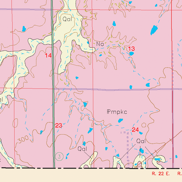 small geologic map