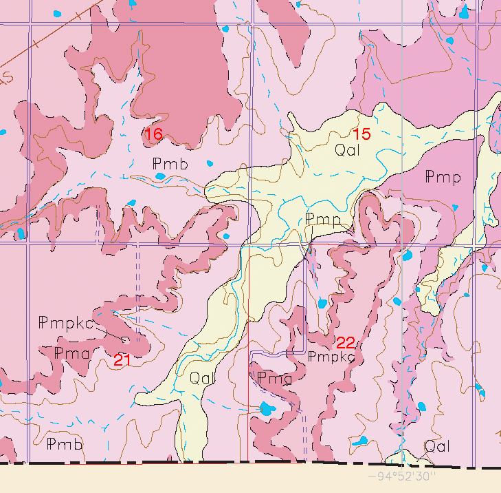 small geologic map