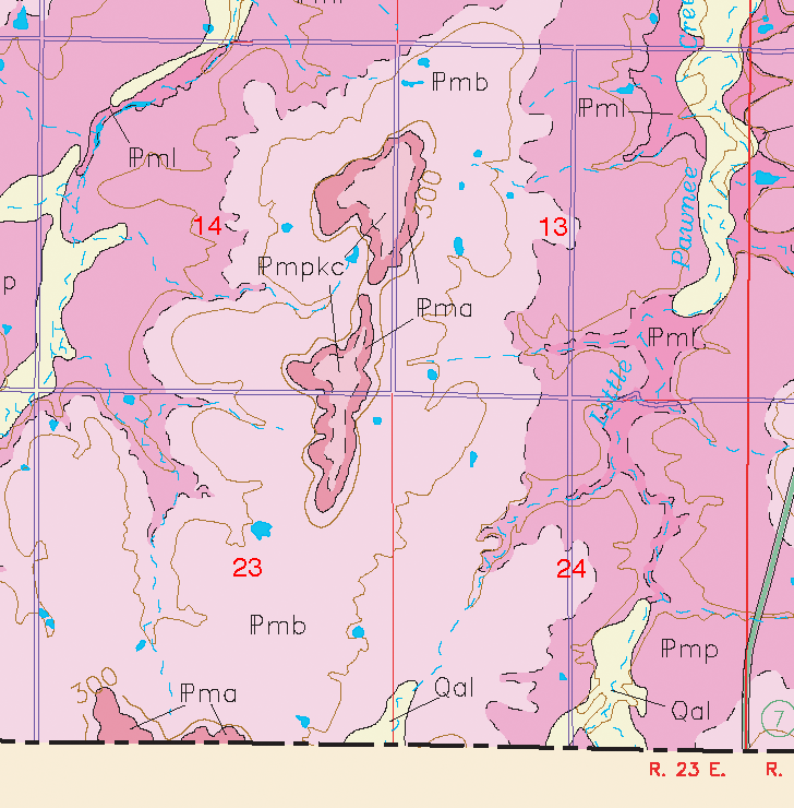 small geologic map